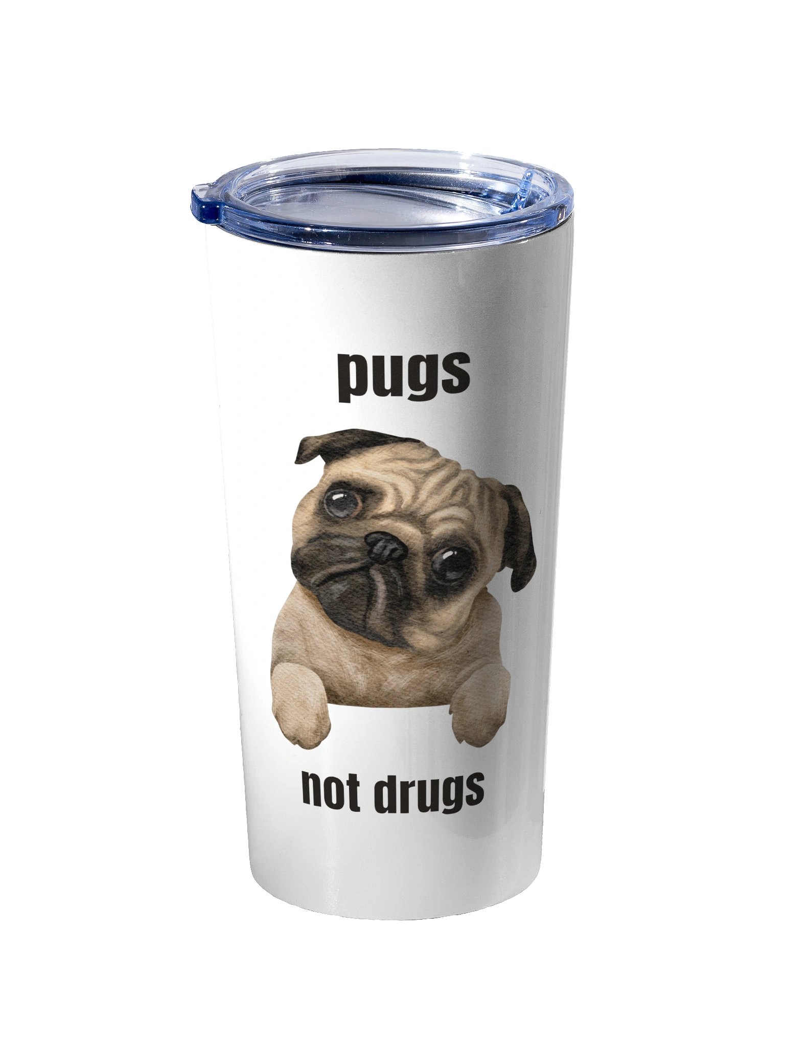Pugs Not Drugs 20oz Tumbler product image (2)