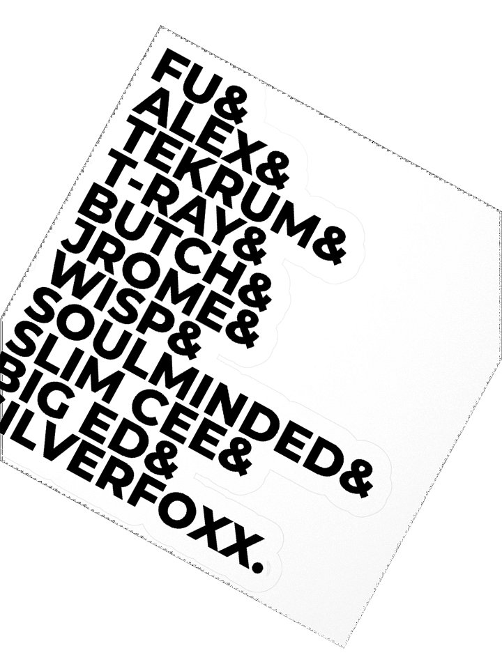 TMF 26 EDT - Soulful House Alliance Vinyl Kiss Cut Stickers product image (5)