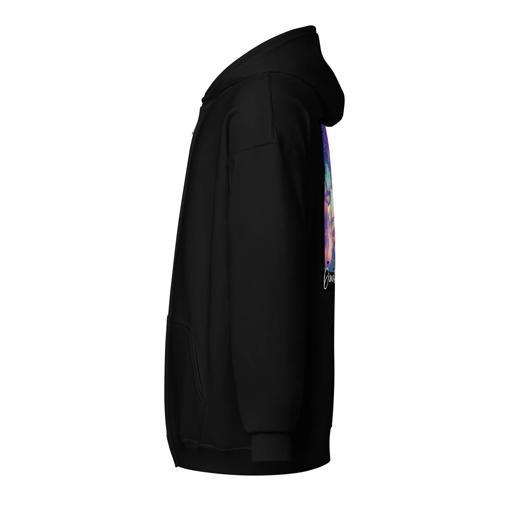 Singer From Kazakhstan Zippered Gildan Unisex Hoodie product image (4)