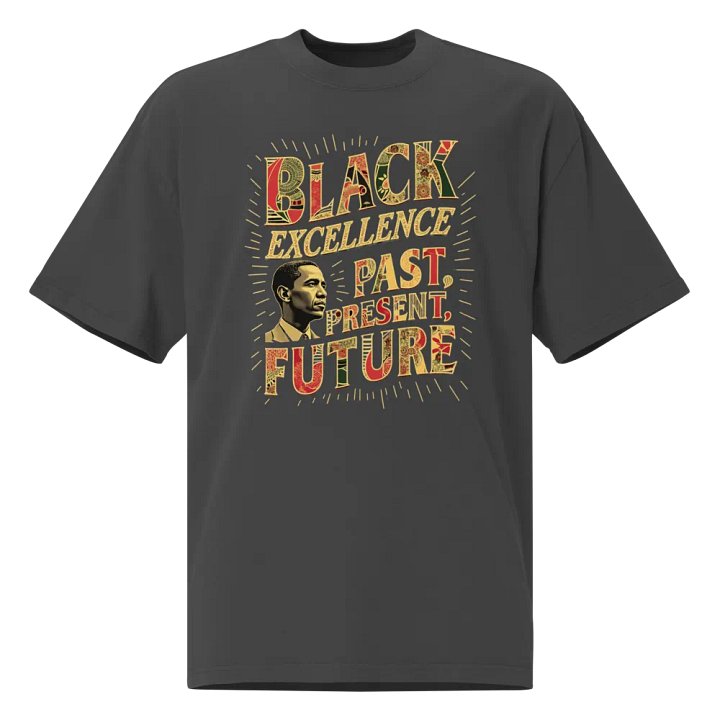 Black Excellence Legacy Oversized Tee product image (1)