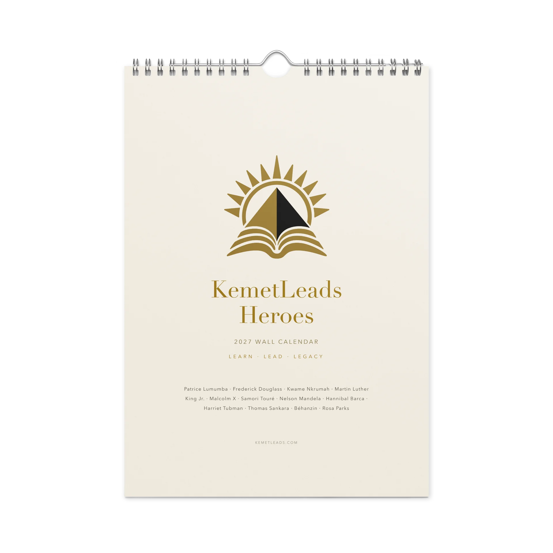 KemetLeads Heroes — 2027 Wall Calendar product image (3)