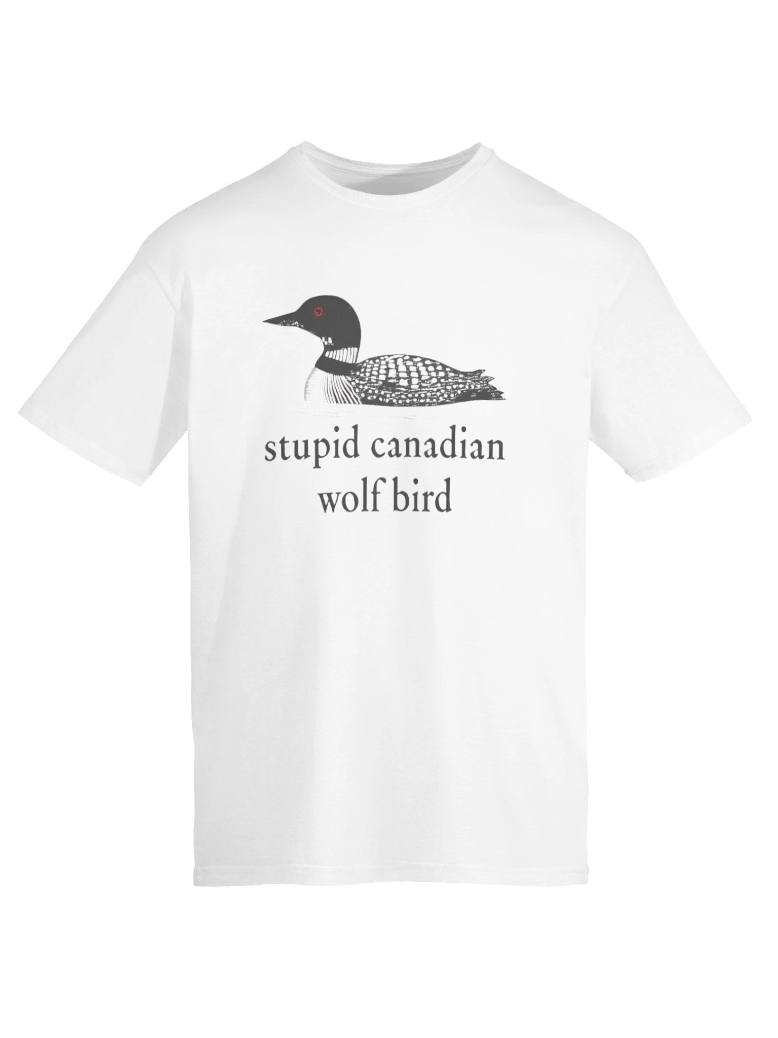 Stu*pid Canadian Wolf Bird Funny Hockey Romance NFL Shirt product image (6)
