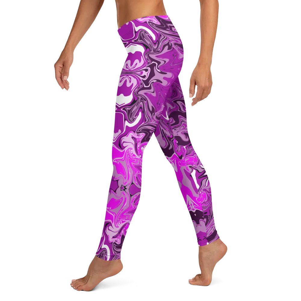 Pink Swirl All-Over Leggings product image (11)