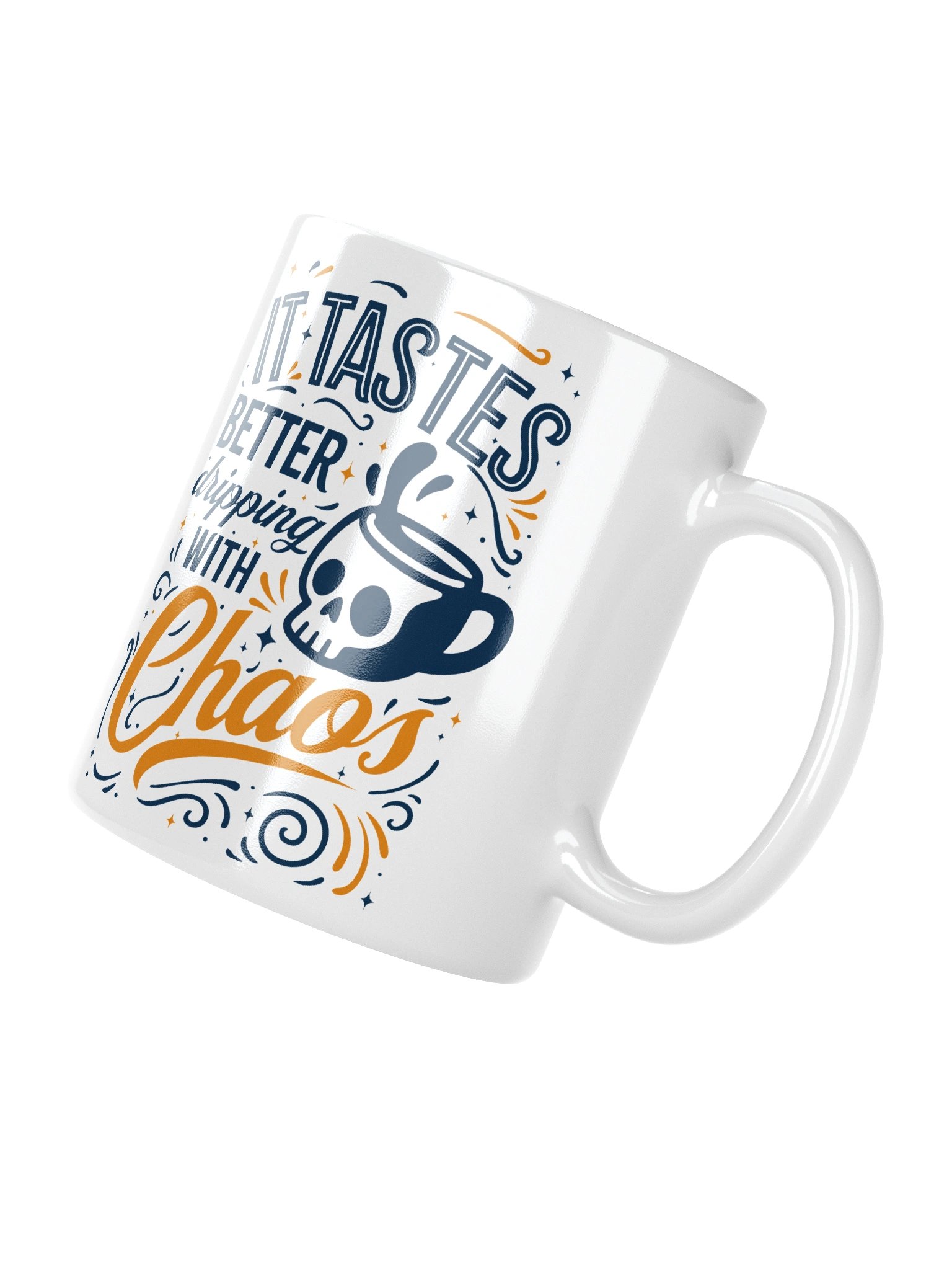 Dripping with Chaos White Coffee Mug product image (9)
