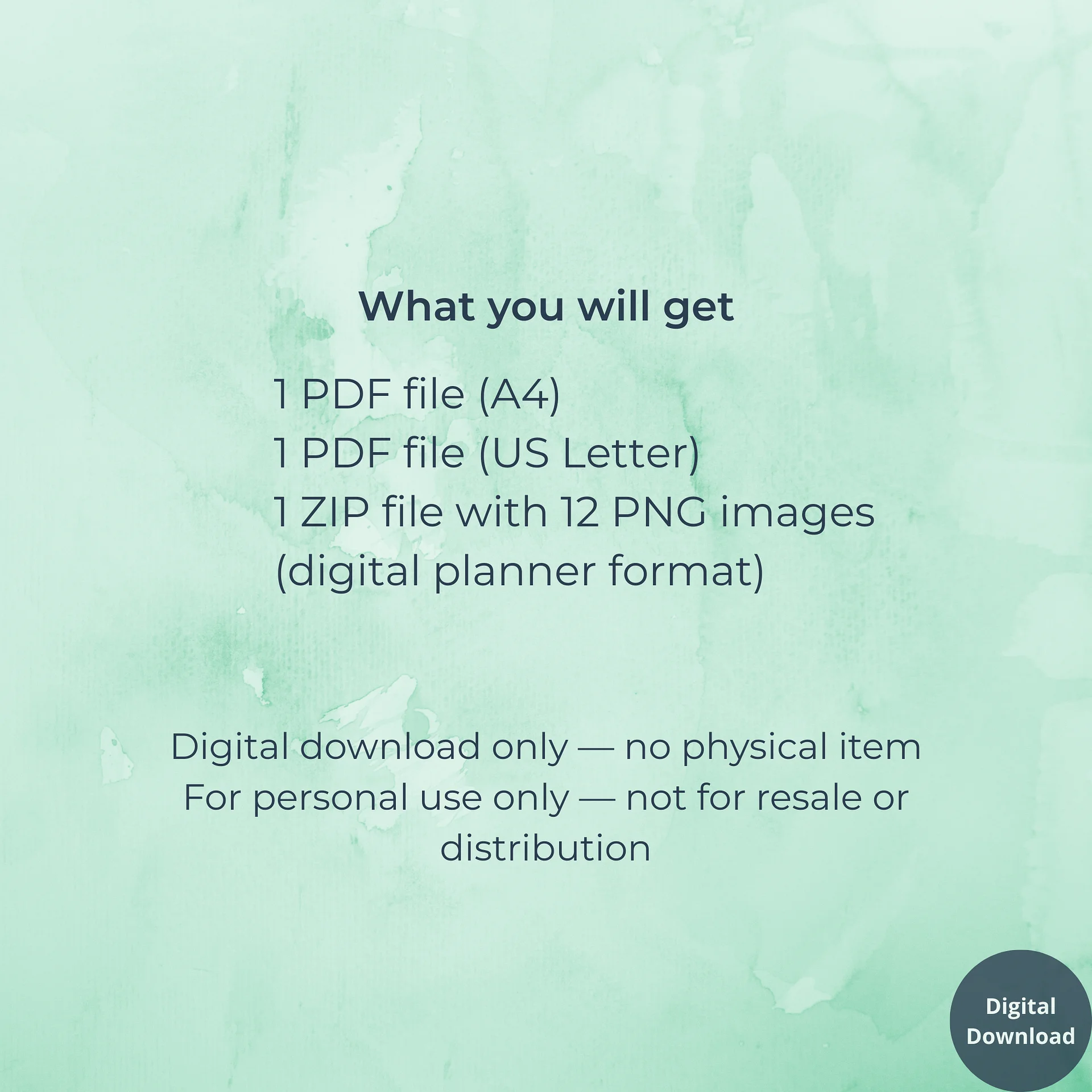 2026 Monthly Calendar product image (6)