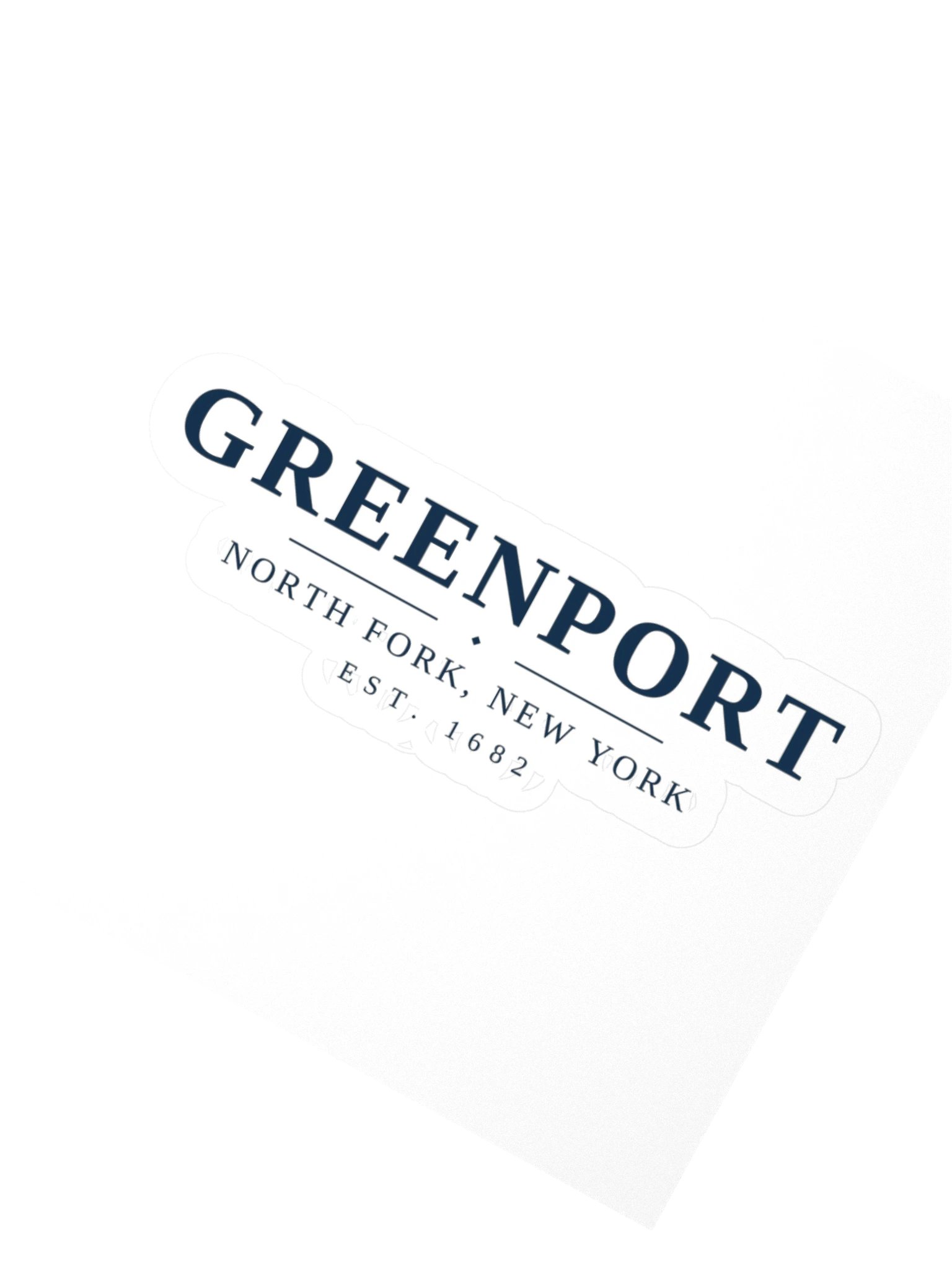 Greenport Wordmark Sticker product image (2)