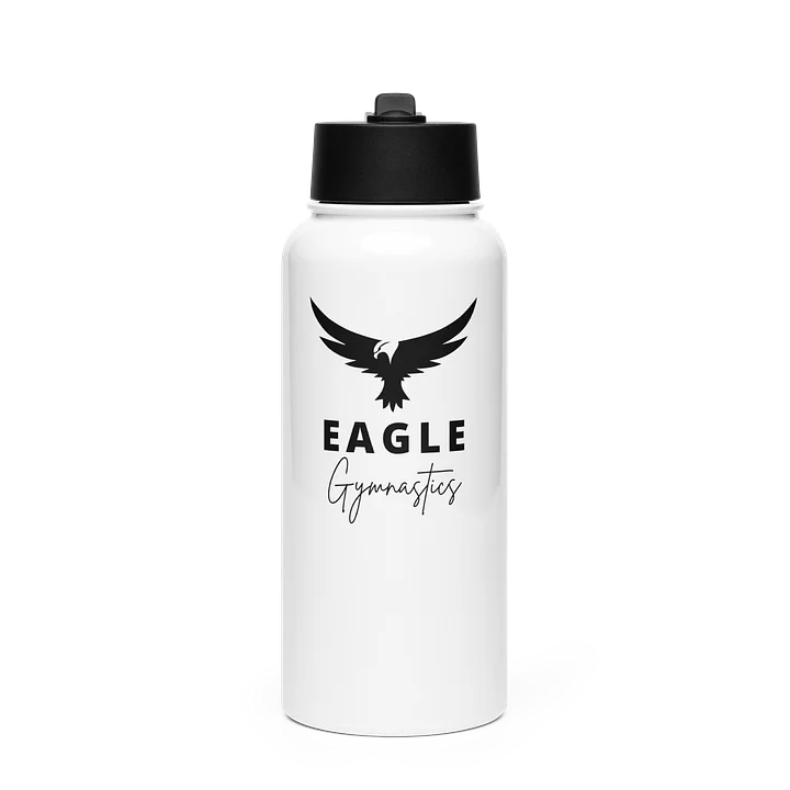 Eagle Stainless Steel Water Bottle with a Straw Lid product image (1)