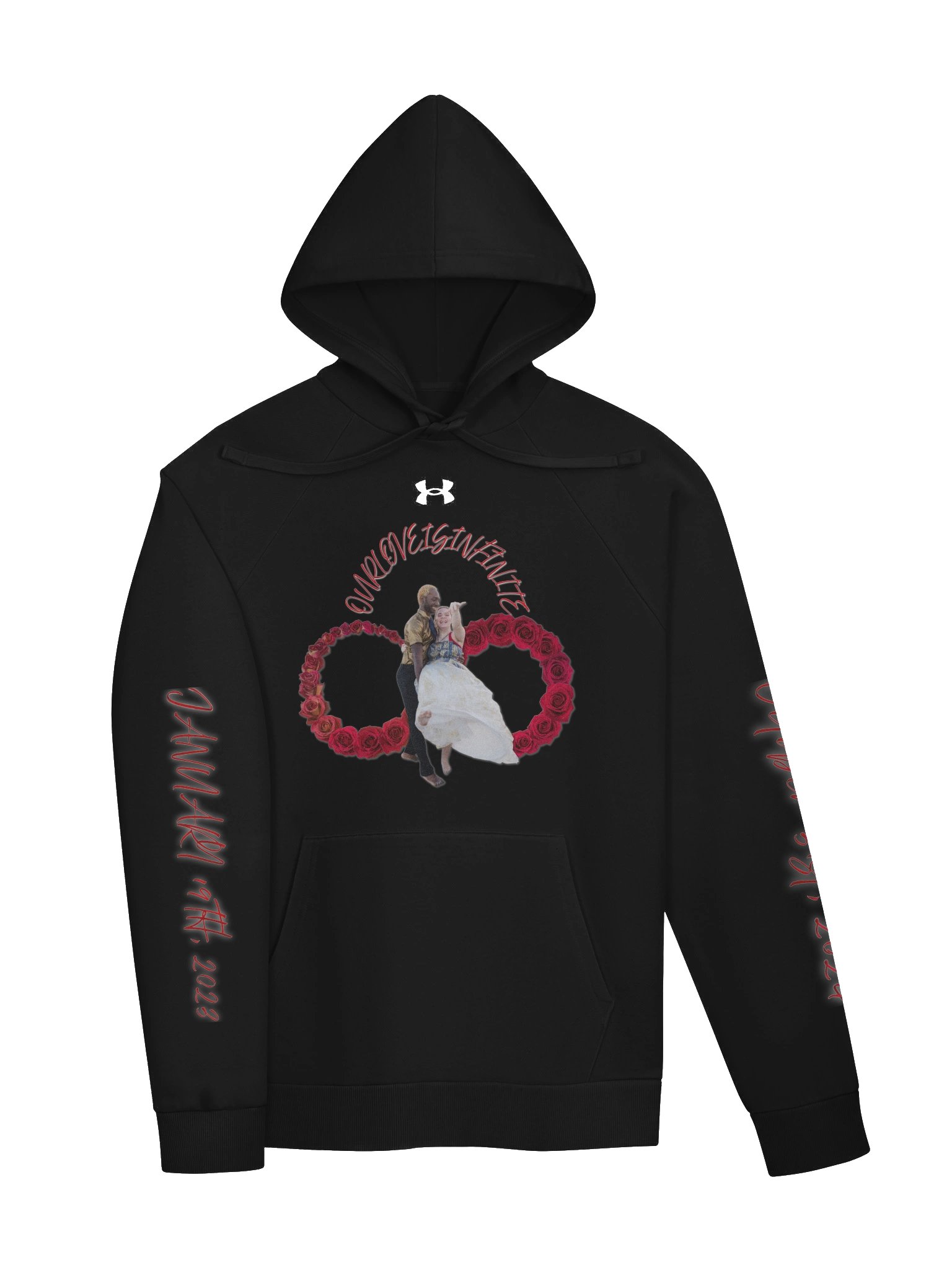 "OUR LOVE IS INFINITE" anniversary hoodie product image (3)