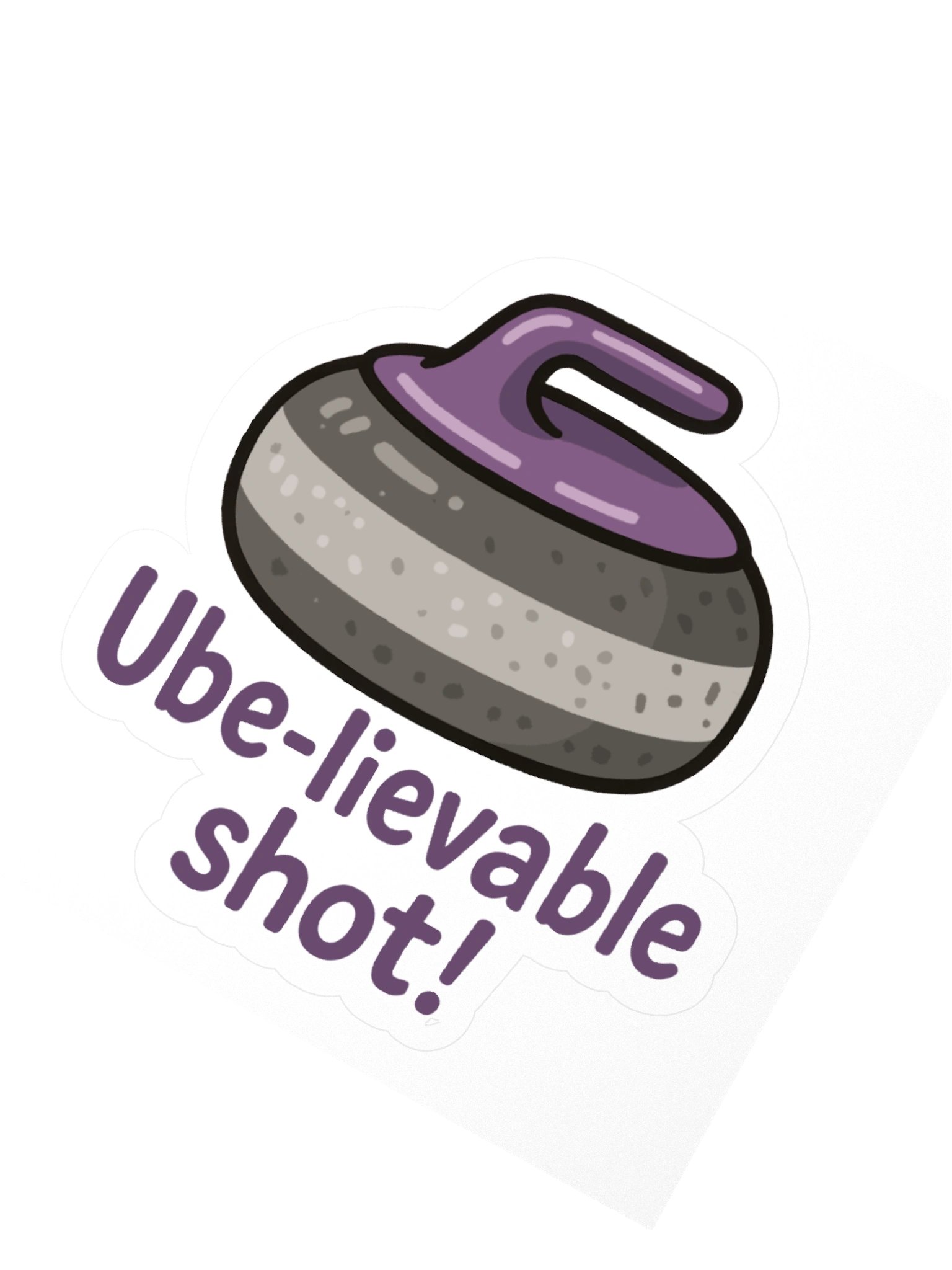 “Ube-lievable Shot!” Sticker product image (3)