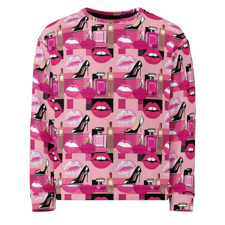 Chic Fashionista All-Over Print Sweatshirt product image (1)
