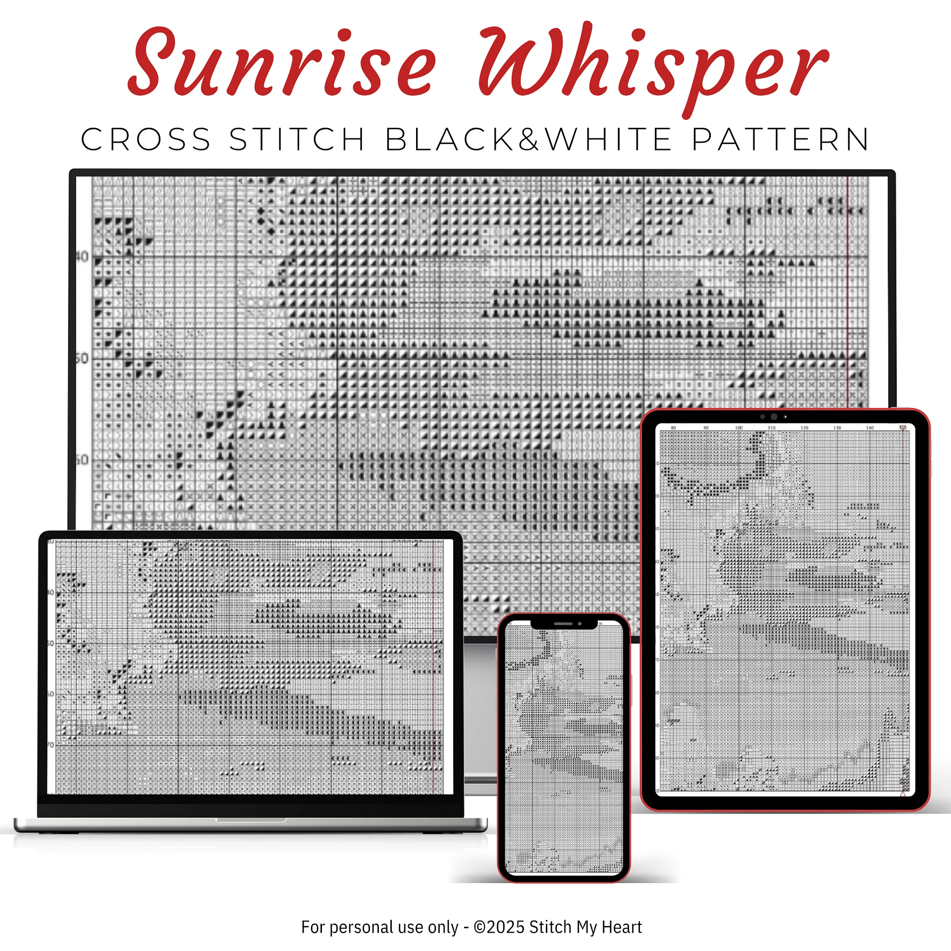 Sunrise Whisper Cross Stitch Pattern product image (4)