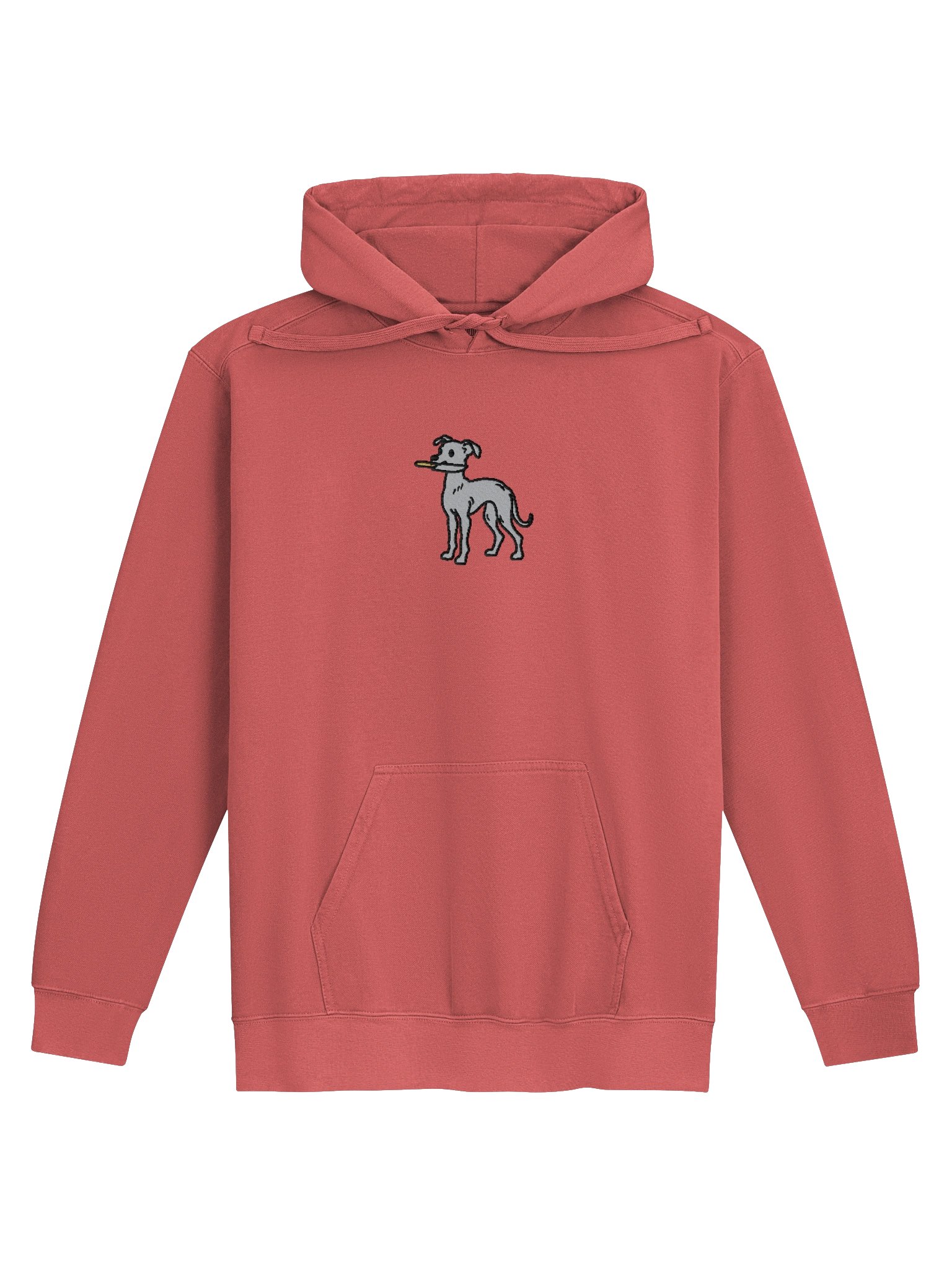 Funny Chibi-Style Italian Greyhound(Blue) Embroidered Premium Hoodie product image (25)