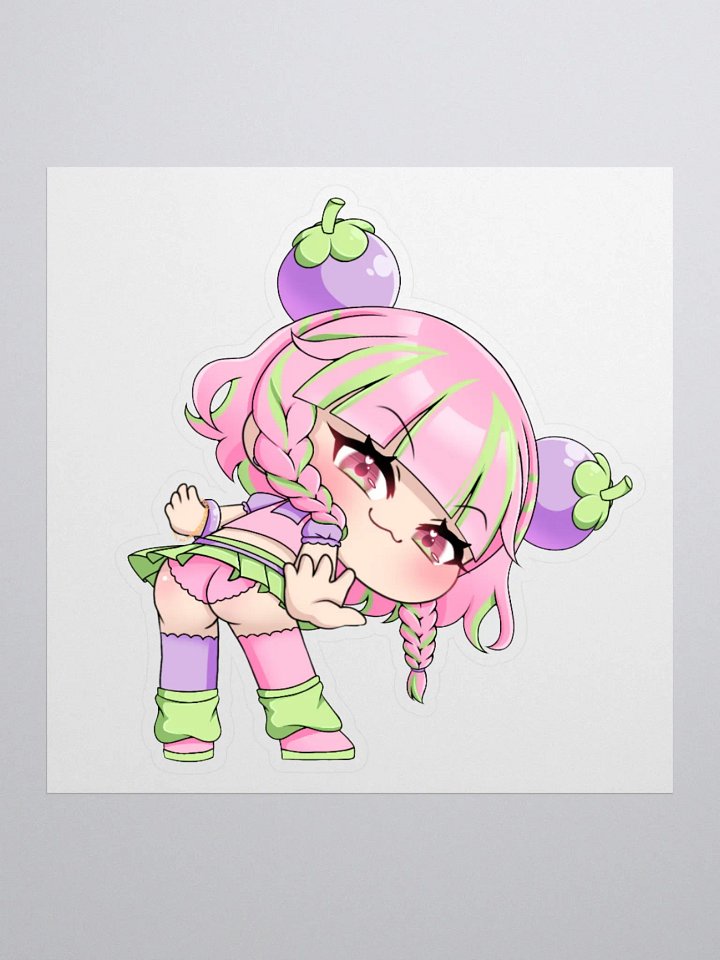 Mangosteen Bootie Sticker (3x3