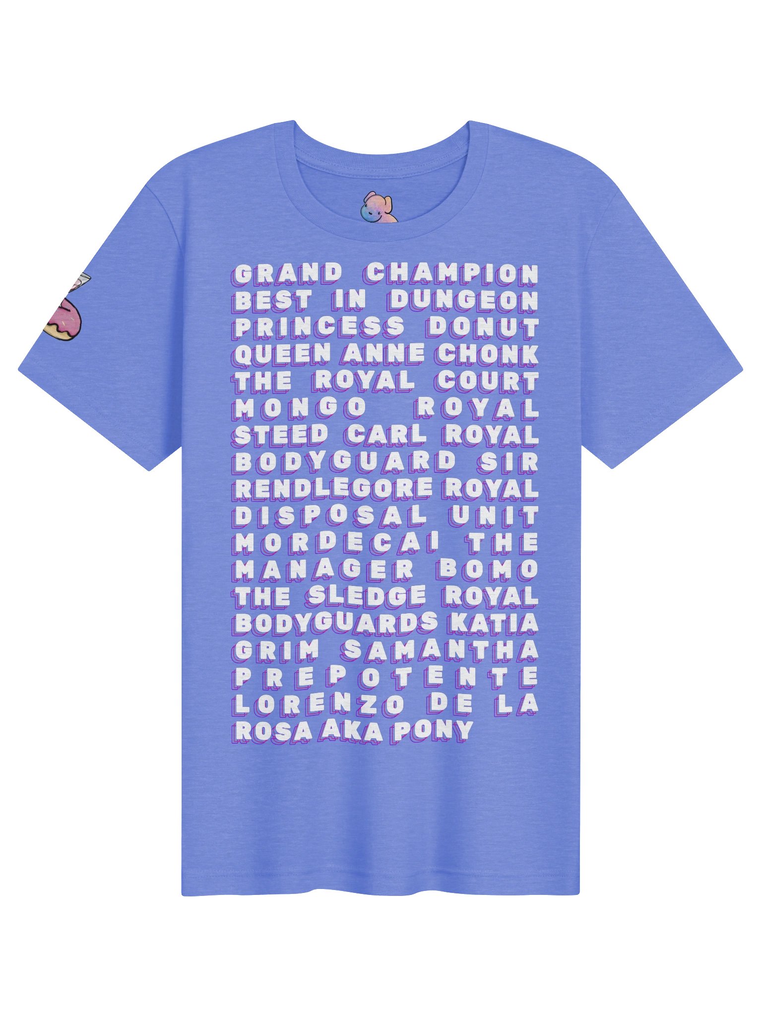 Princess Donut and her Royal Court (front design) product image (1)