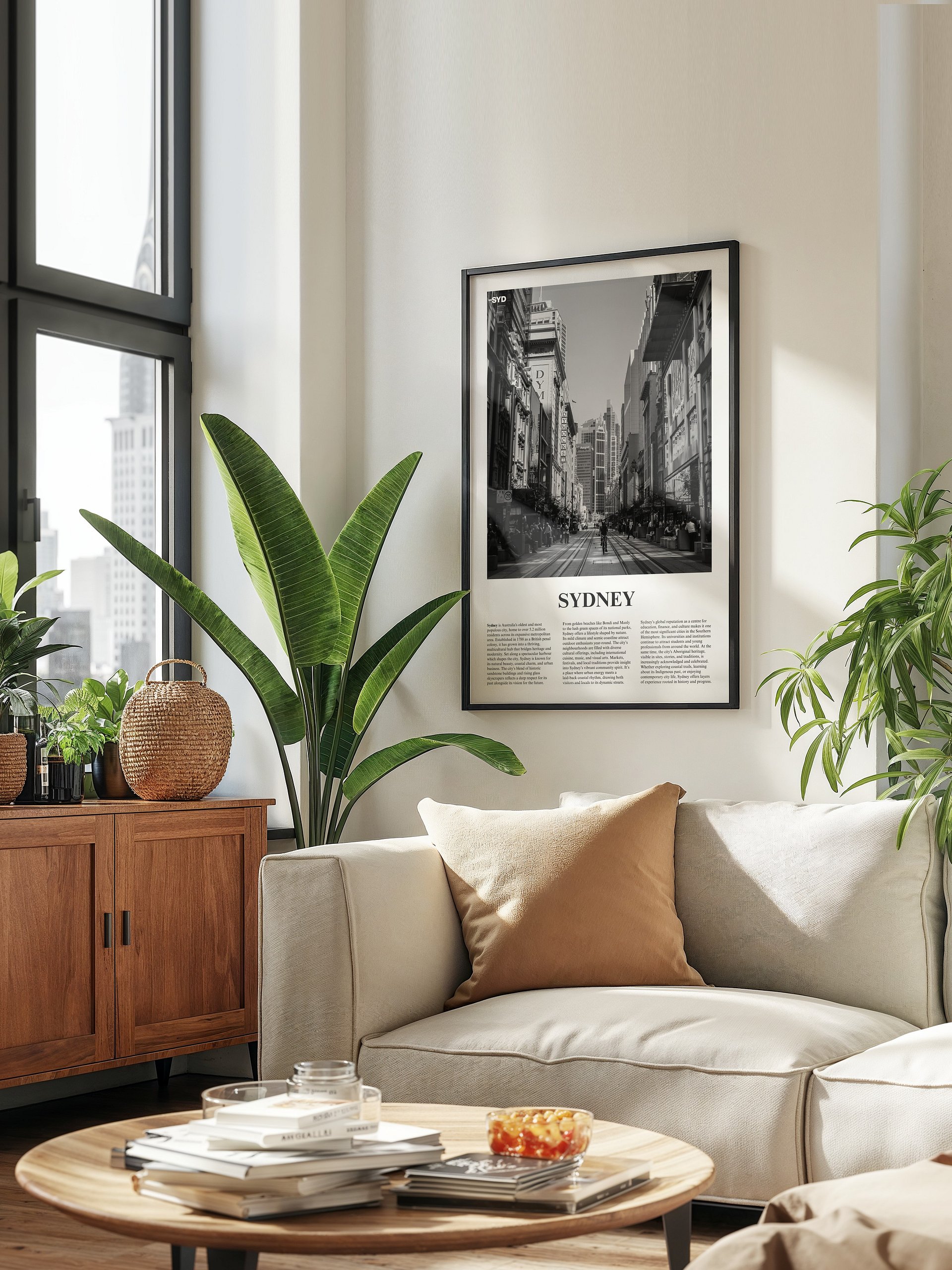 Sydney 03 Newspaper Poster | Framed product image (13)