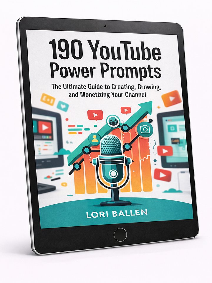 190 YouTube Power Prompts: The Ultimate Prompt Guide to Dominate Your Channel and Maximize Revenue product image (1)