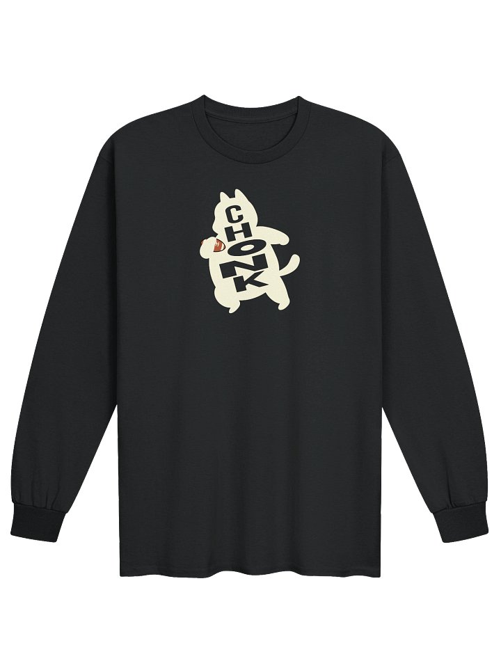 American Football Chonk Cat 1 - Unisex Adult Long Sleeve T-shirt product image (1)
