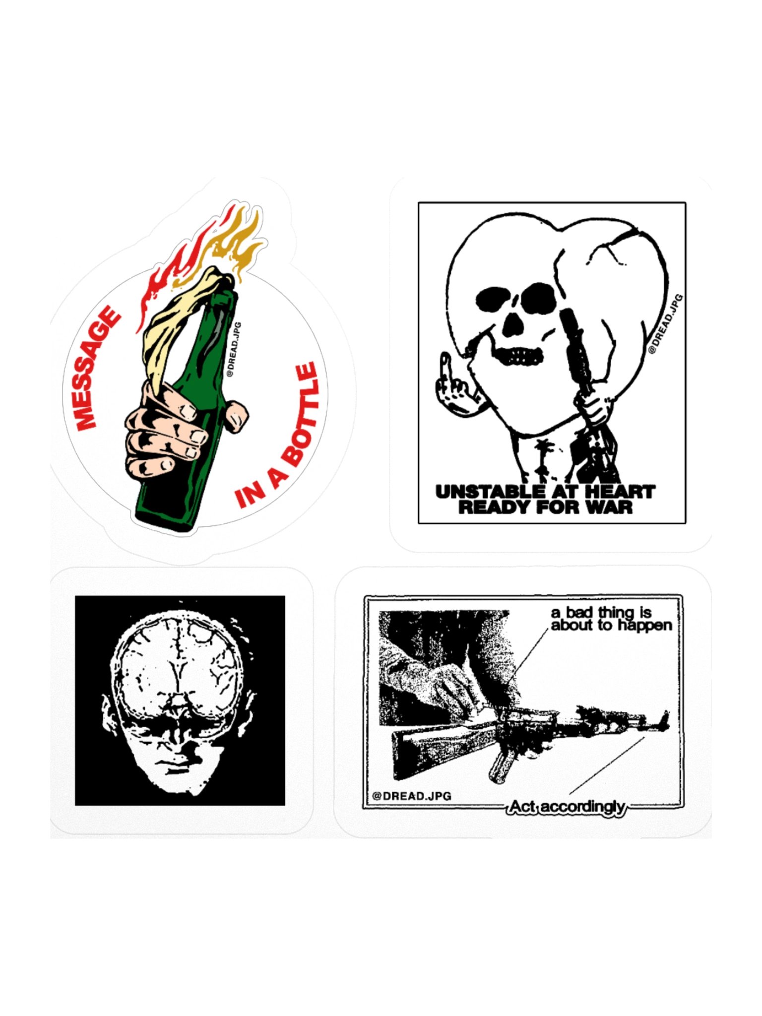 DREAD STICKERS VOL.1 product image (1)