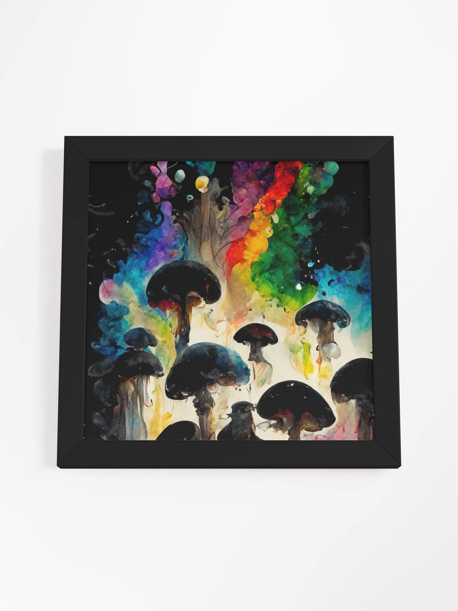 Ethereal Black Void Framed Poster product image (17)