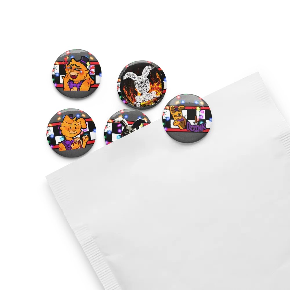 Springy Twitch Pins + 2 Bonus pins (Set 3) product image (9)