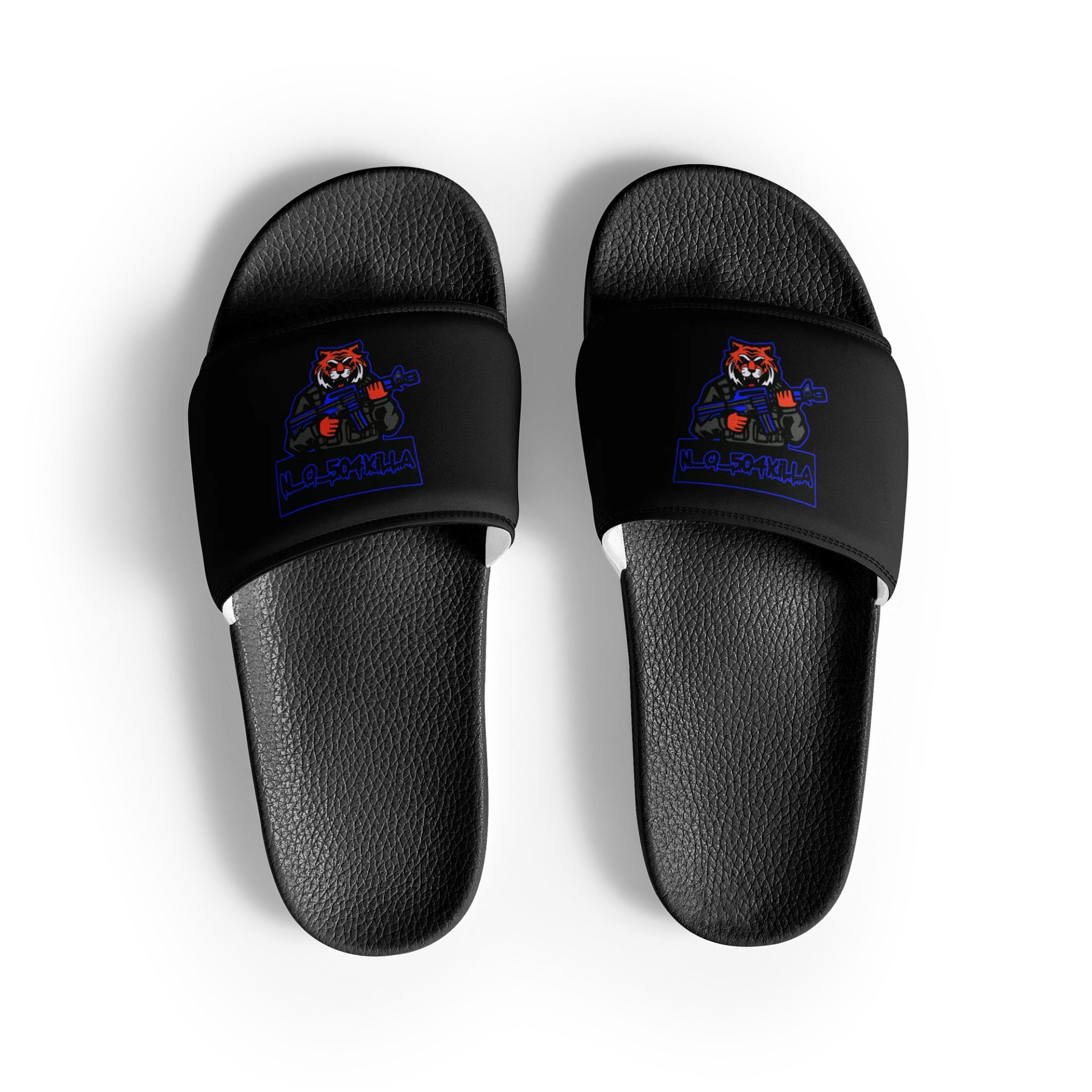 All Black Gang Slides product image (2)