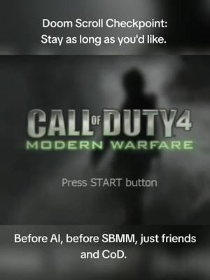 In a time far long ago we had some of the best games ever created. 2007. CoD 4. Simple now, groundbreaking then. #cod #gaming #callofduty #warzone 