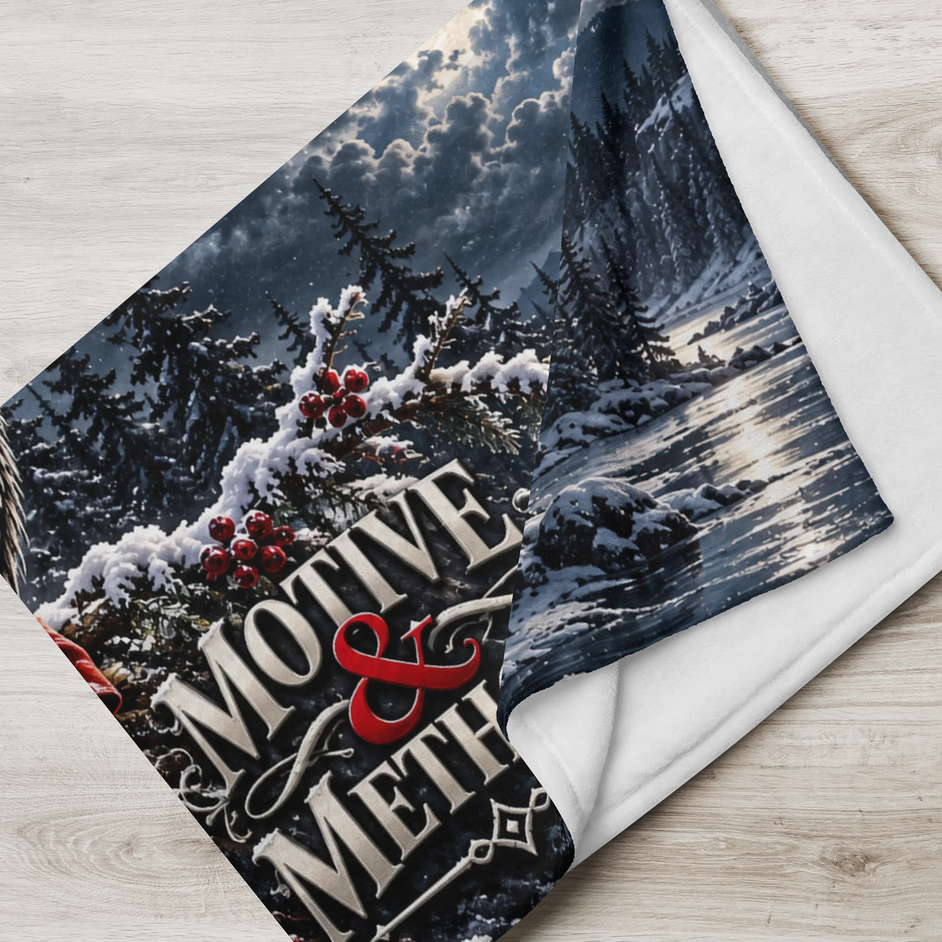 Motive & Method | Winter Raven Moonlight Throw product image (7)