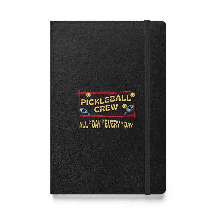 Pickleball Crew All Day Every Day Hardcover Journal product image (1)