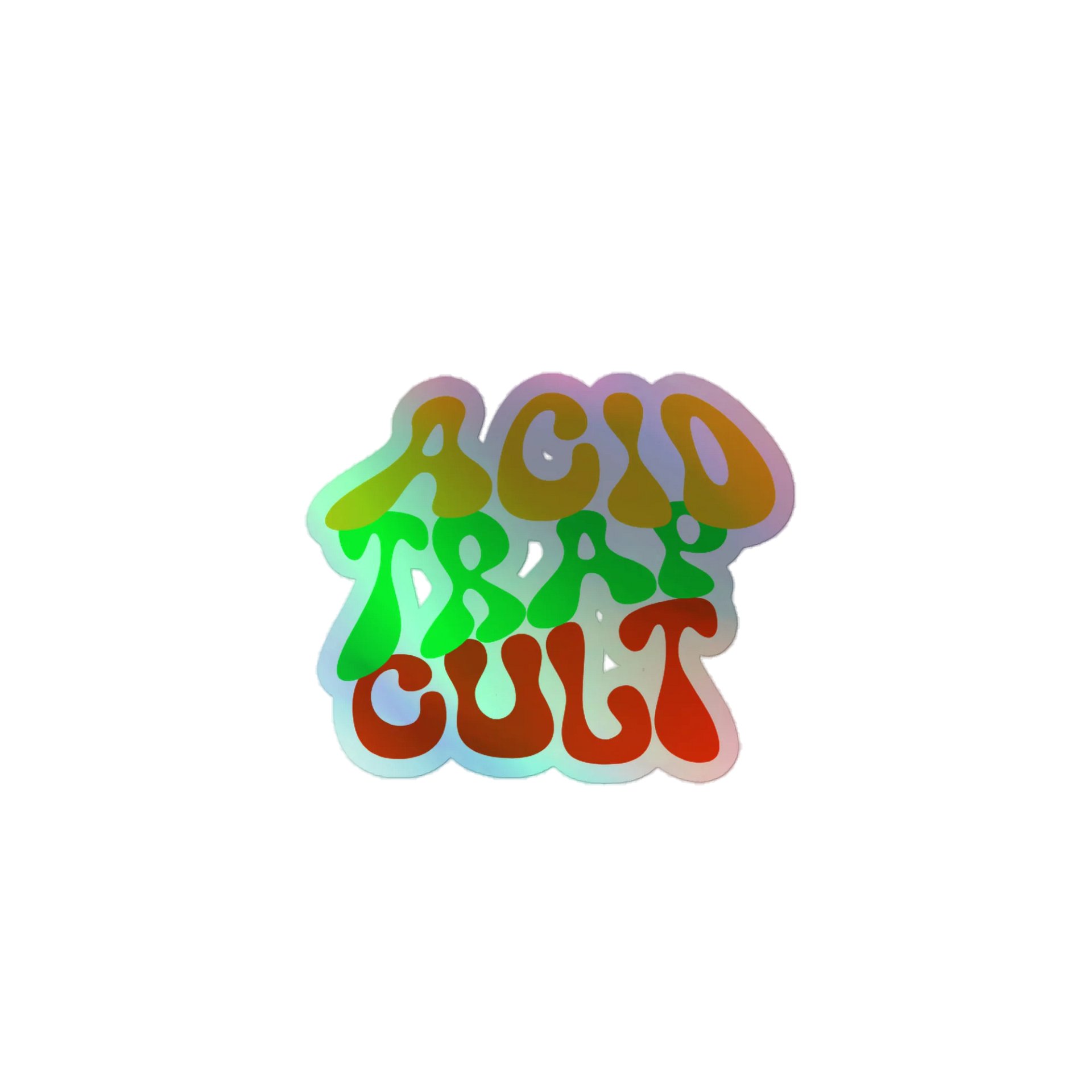 Holographic ACIDTRAPCULT Sticker product image (1)
