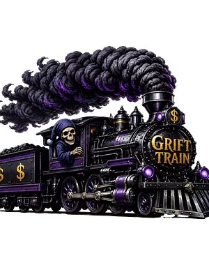 ''Grift Train'' Stainless Steel Tumbler product image (2)