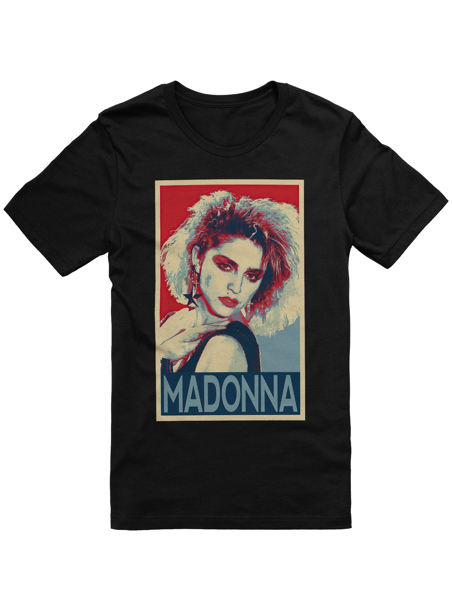 Madonna Retro Star T-Shirt - Unisex T-Shirt – Premium Printed T-Shirt for Everyday Casual & Streetwear product image (1)