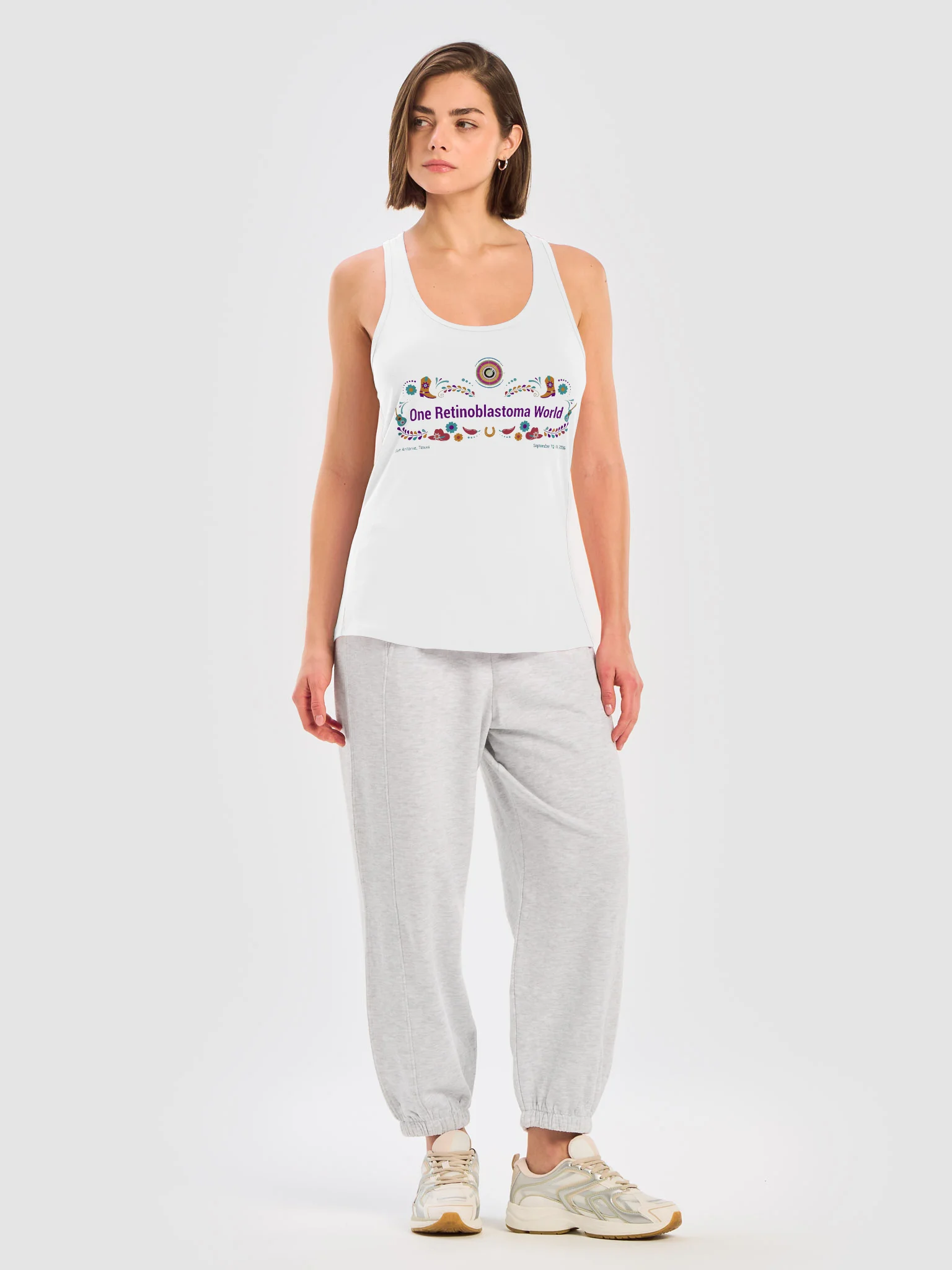 One Rb World 2026 Fiesta Design - Women's Racerback Tank Top product image (5)