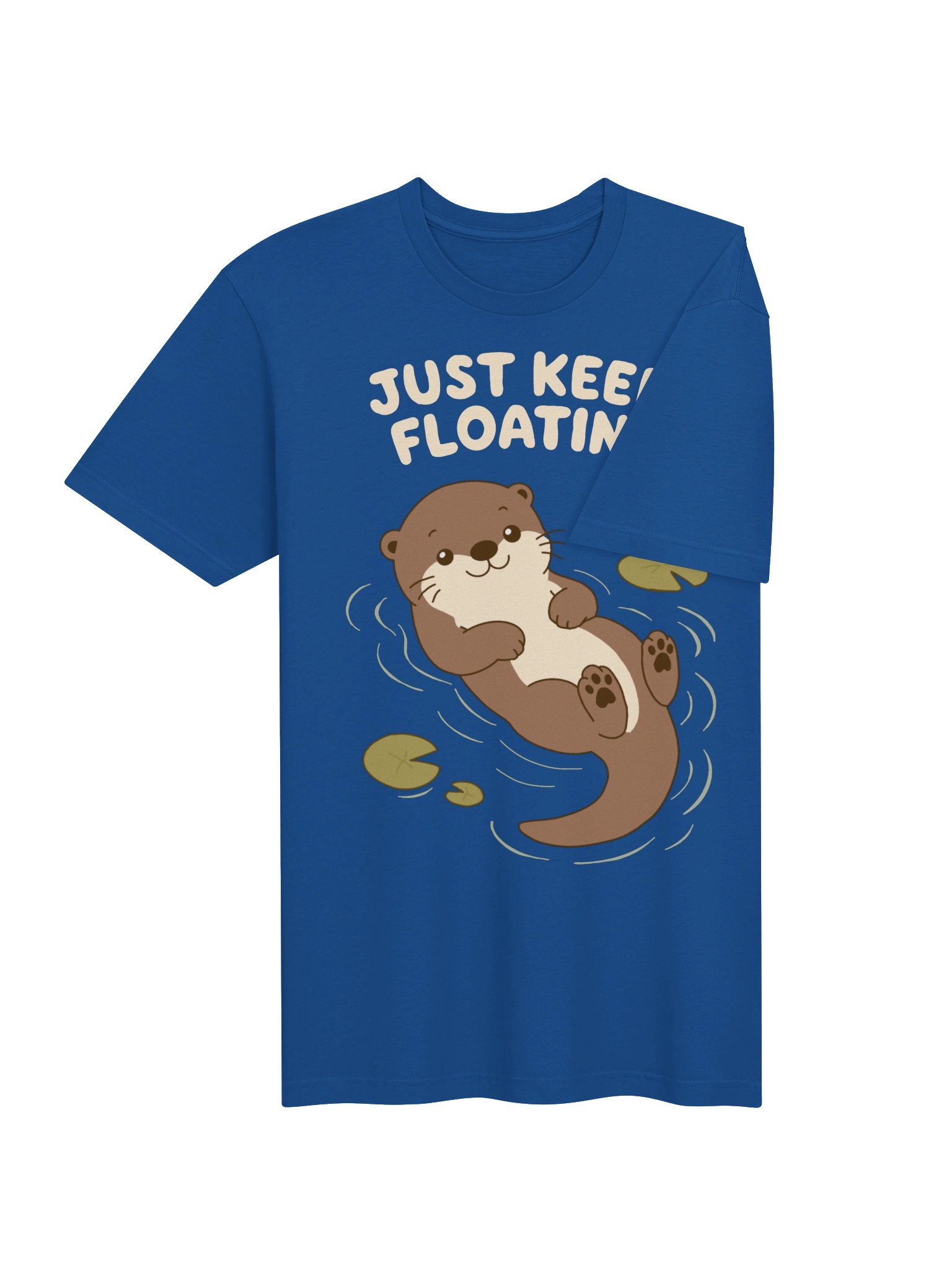 Just Keep Floating Otter Tee product image (4)