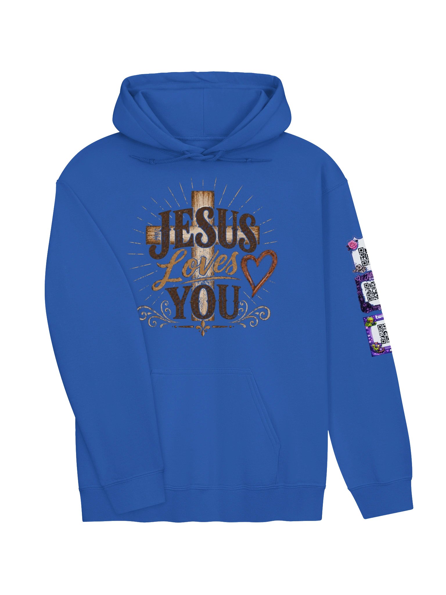 Custom Where He Leads Hoodie w/QR product image (43)