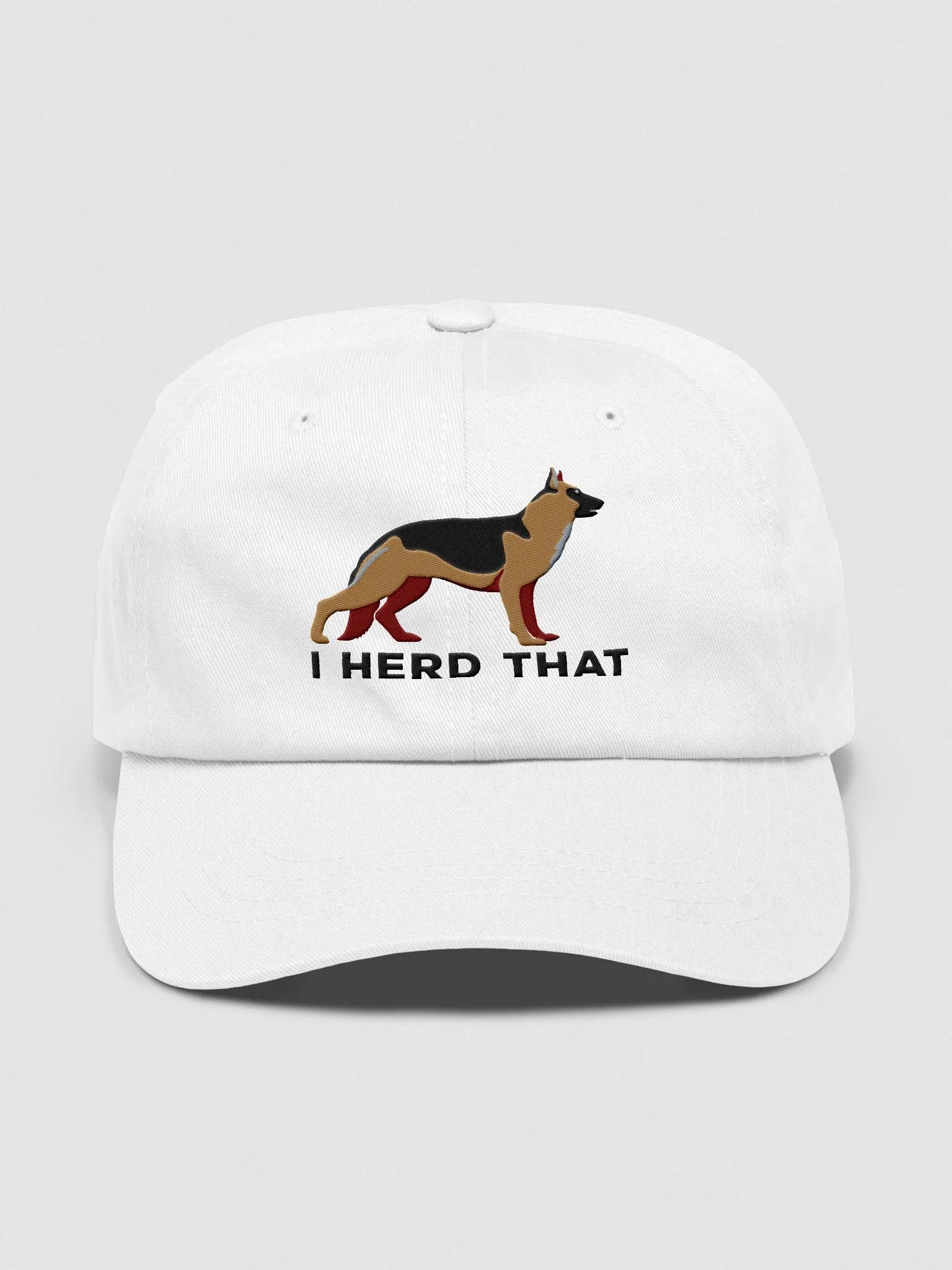I Herd That Classic Dad Hat(Embroidered) of a German Shepherd product image (33)