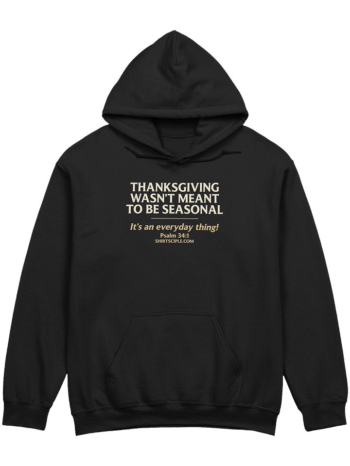 Thanksgiving Wasn't Meant To Be Seasonal Hoodie product image (1)