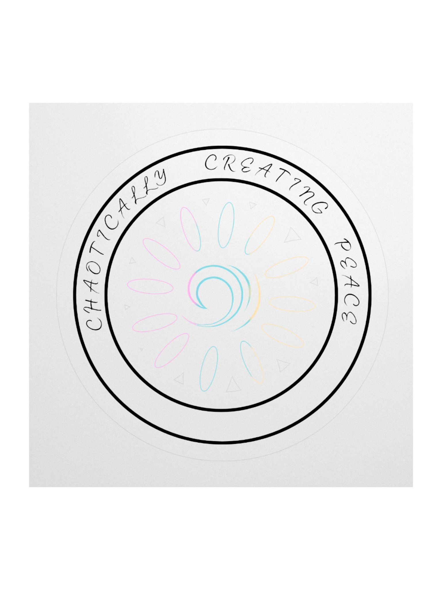 Peace Wave Chaotically Creating Peace Sticker #2 product image (1)