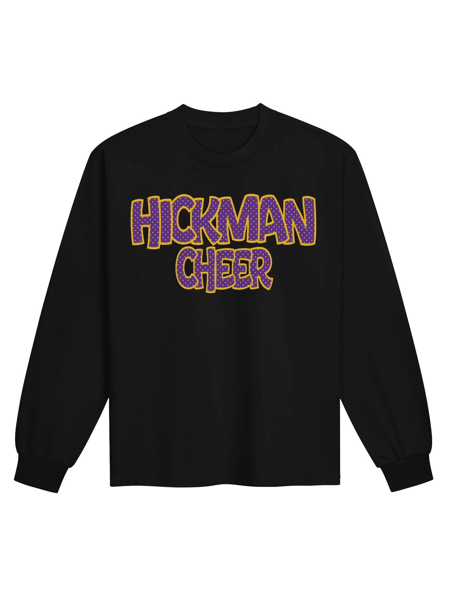 Hickman Cheer Polka Dot Long Sleeve Tee product image (1)
