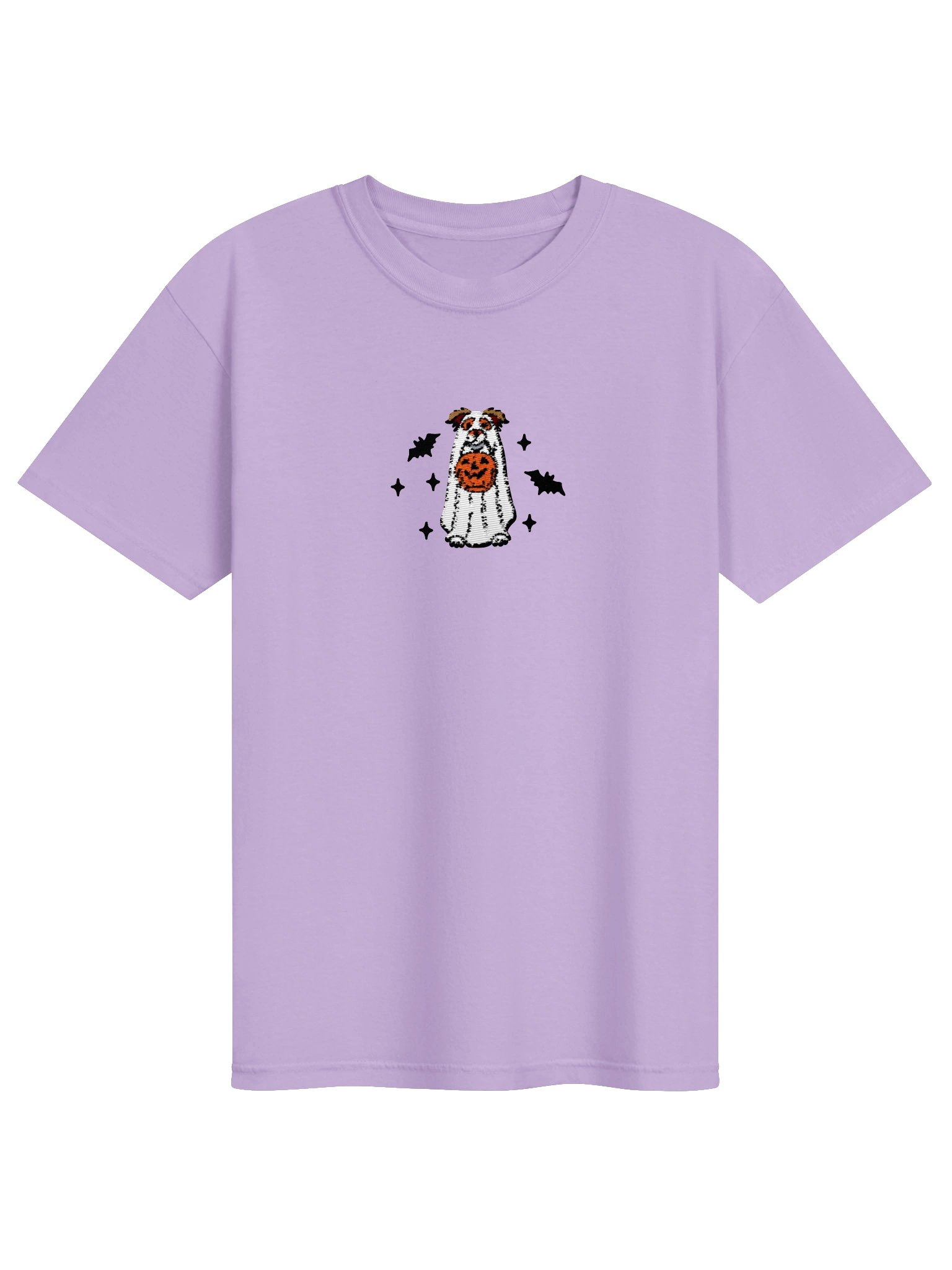 Halloween Australian Shepherd(Red Merle) Embroidered T-Shirt product image (41)