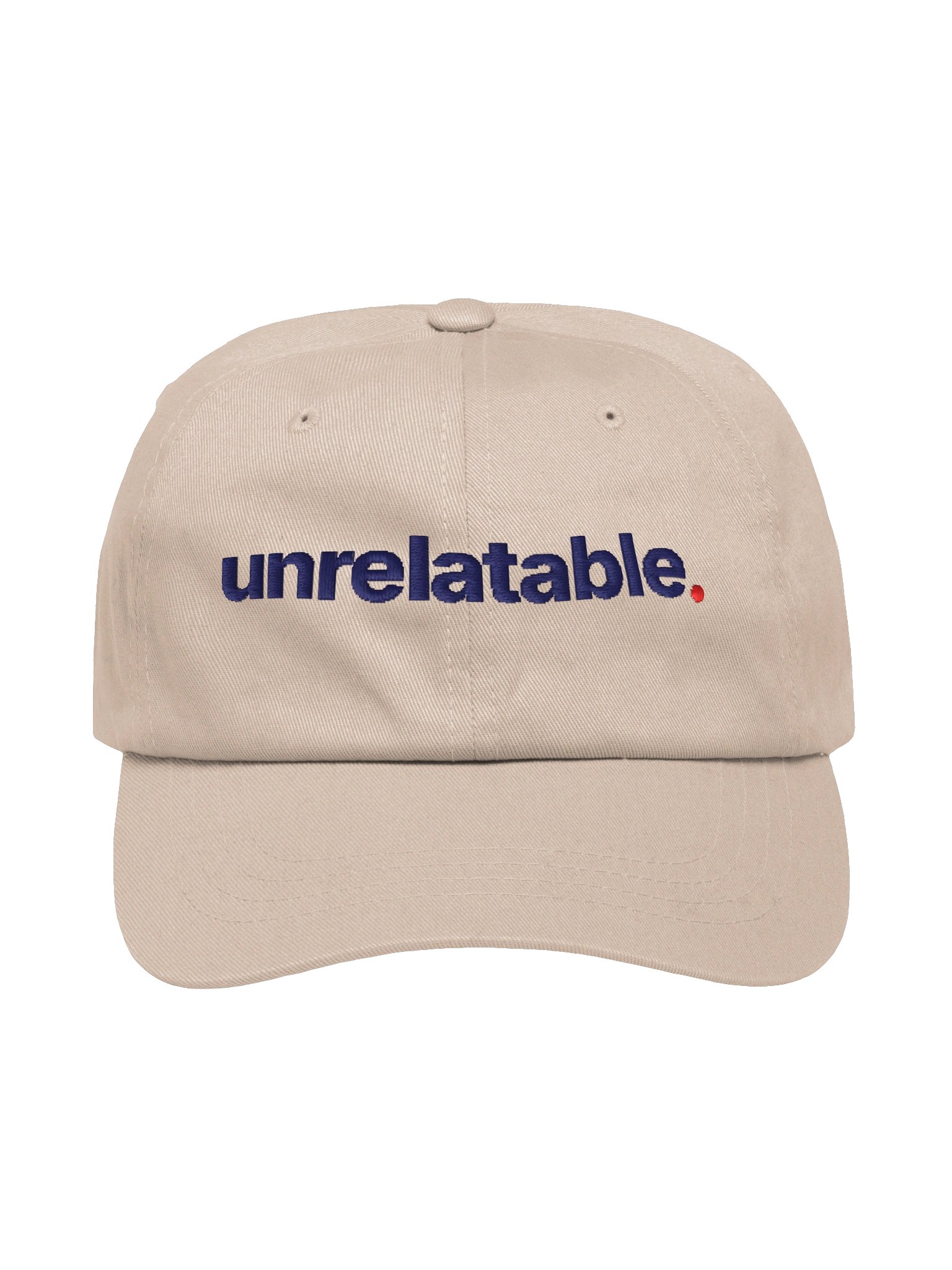 Unrelatable. Dad Hat - White/Stone product image (2)
