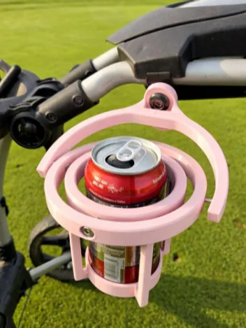 No Spill Cup Holder | Disc Golf Push Cart | Rovic product image (2)
