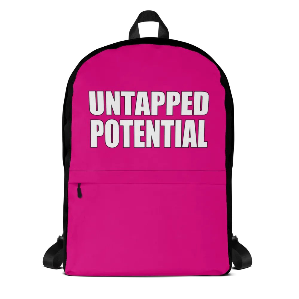 Untapped Potential Hot Pink Backpack product image (1)