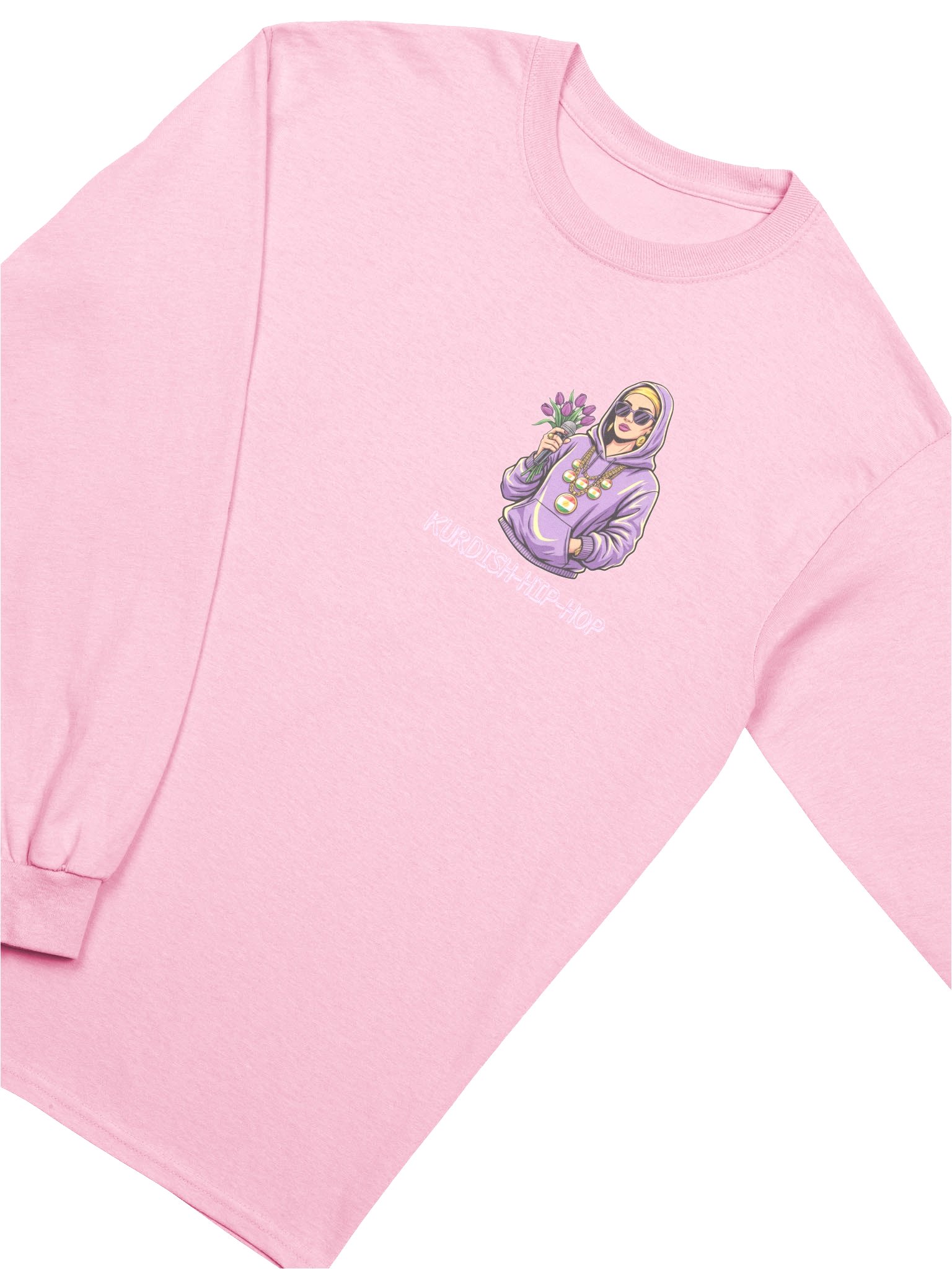 Kurdish Hip-Hop Stylized Long Sleeve product image (27)