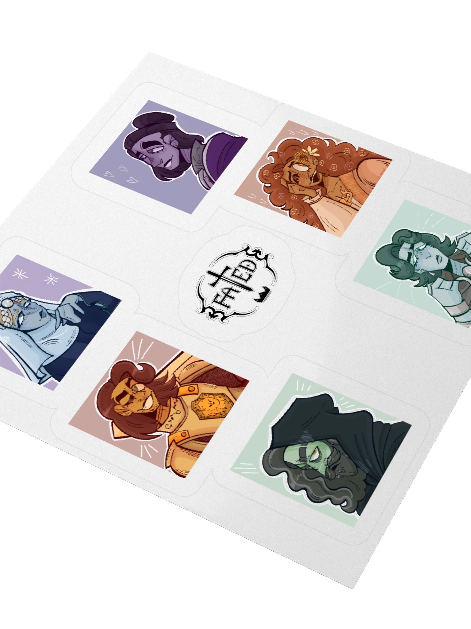 Fated Main Cast Sticker Set (Act 1) product image (8)