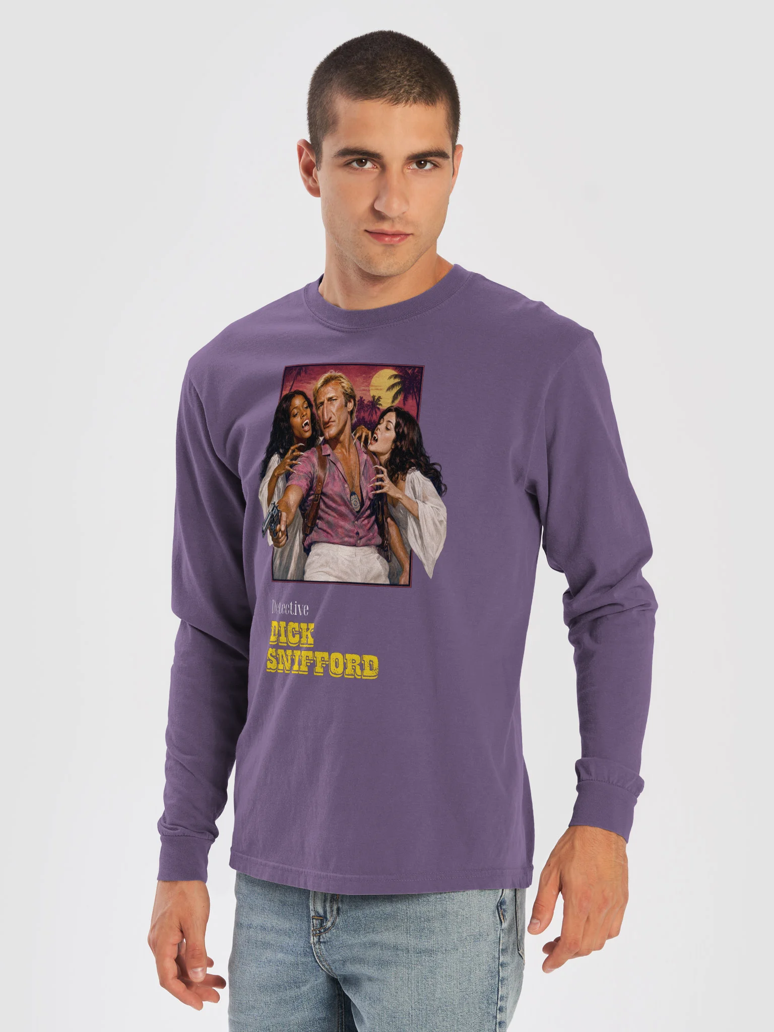 Dick Snifford Vampire Long Sleeve T-Shirt product image (5)