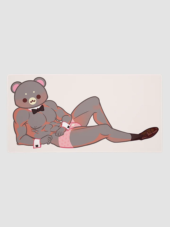 'Fancy Time' kuma Desk/Mouse Mat product image (1)