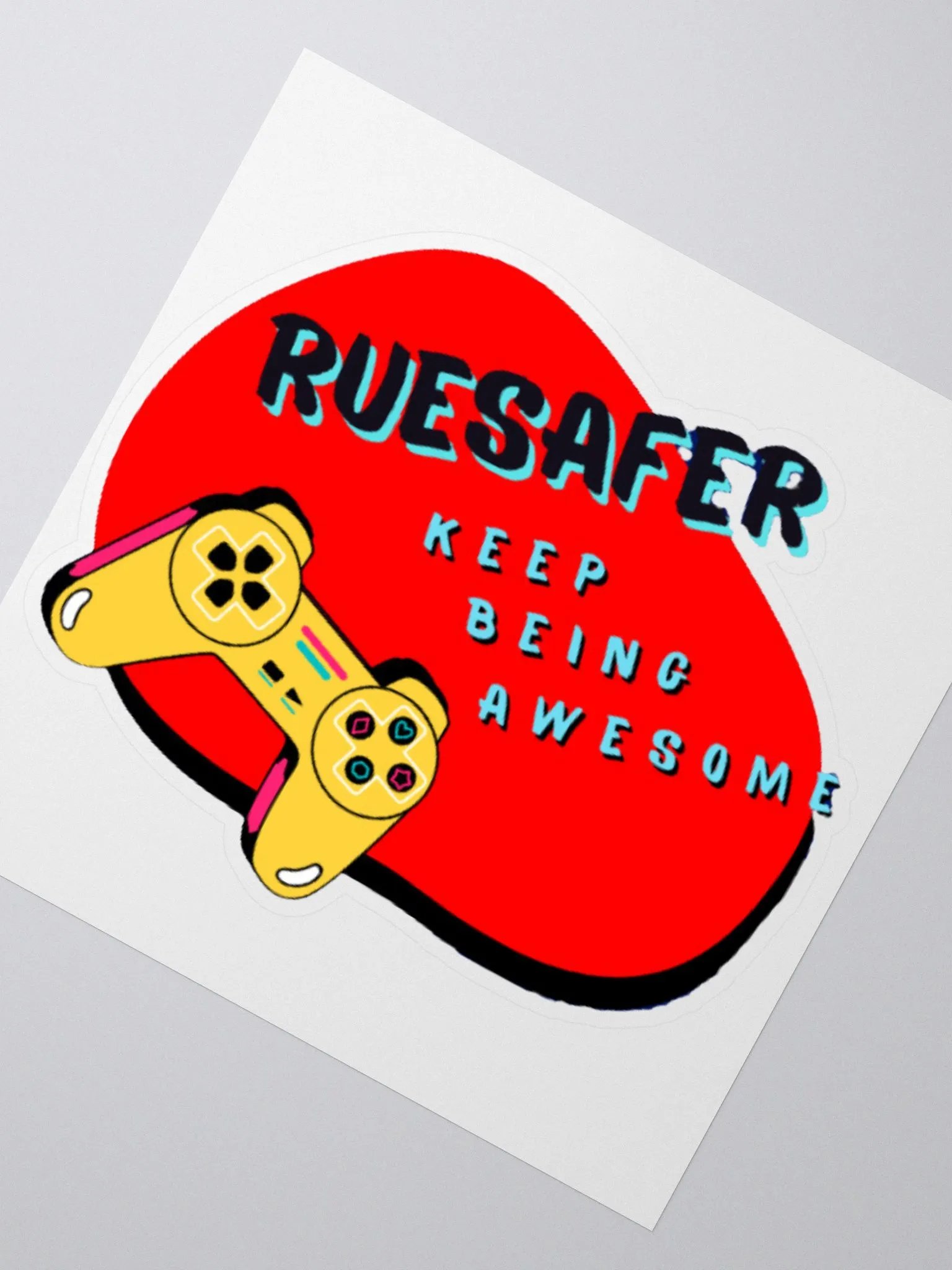 Keep Being Awesome (Gamer) - Kiss Cut Stickers product image (2)
