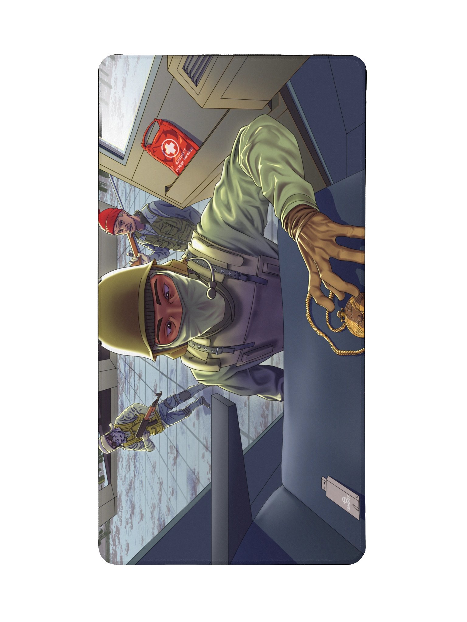 The Early Wipe Struggle Desk Mat (15.5" x 31.5") product image (2)