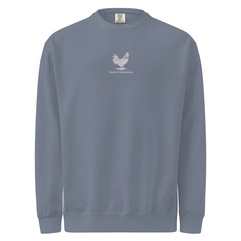 CFSV OG Chicken Sweatshirt - Embroidered White (Comfort Colors) product image (5)