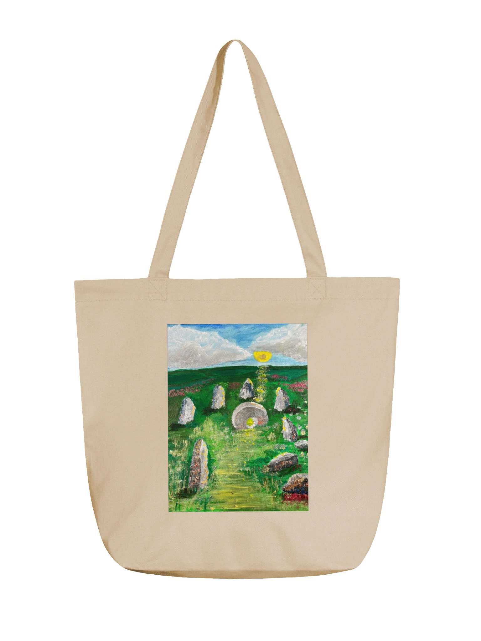 Sunlit Stone Circle — Eco Tote product image (1)
